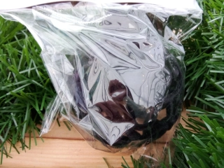 Vánoční koule černá 10cm