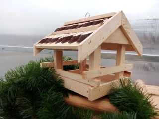 Dřevěná ptačí budka - kmítko 24x30x26cm