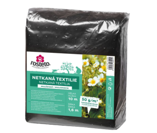 Netkaná textilie 1,6 x 10 m – černá