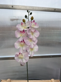 Uměla květina - Orchidej nafialovělá 79cm