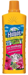 Hoštické hnojivo na muškáty 500ml
