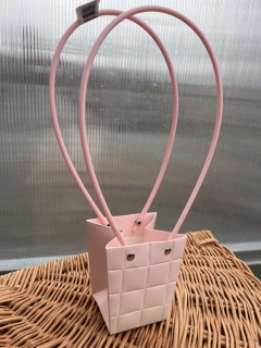 Dárková taška světlé růžová 30x11cm