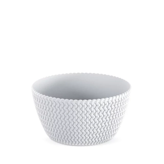 Květináč/ Mísa bílá Splofy 23.6cm