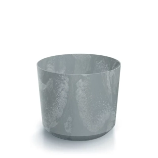 Květináč Tubo Beton Effect 14.8cm šedý