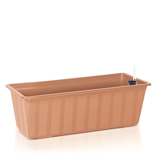 Truhlík BALCONY CAN 50CM + zavlažovací systém terakota