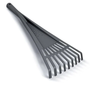 Ruční hrábě R RAKES 52 cm - černá